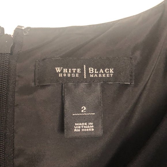 💥SALE💥White House Black Market Cap Sleeve dress 2 - Picture 4 of 5